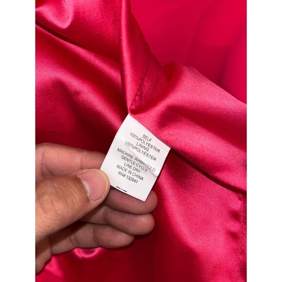 Amanda Uprichard Shawl Collar Blazer in Azalea  womens  Size Medium - Picture 8 of 9